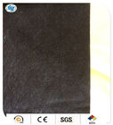 Black Bamboo Charcoal Fiber Spunlace Nonwoven Fabric , Smooth / Soft-touch