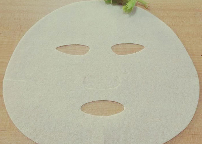 White Comfortable Disposable Facial Mask Sheet Pack 100% Natural Silk