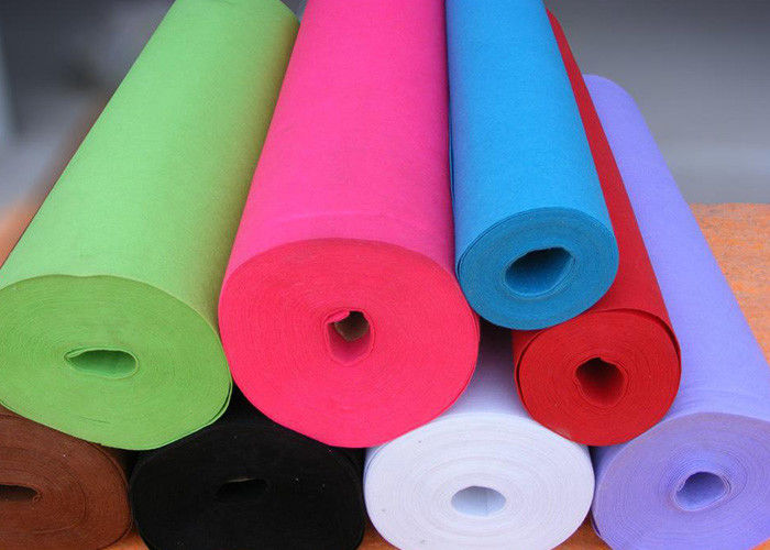 Green Needle Punched Non Woven Rolls Non Woven Cleaning Cloths