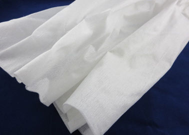 45 GSM White Spunlace Nonwoven Fabric Cross Lapping 70% Viscose 30% Polyester