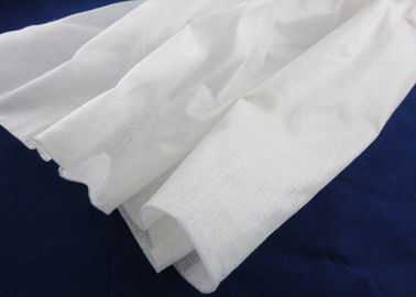 45 GSM White Spunlace Nonwoven Fabric Cross Lapping 70% Viscose 30% Polyester